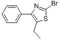 2-BROMO-5-ETHYL-4-PHENYLTHIAZOLE 结构式