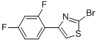 2-BROMO-4-(2,4-DIFLUOROPHENYL)THIAZOLE 结构式