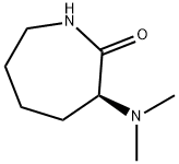 L(-)-alpha-dimethylamino-epsilon-capro-lactam 结构式