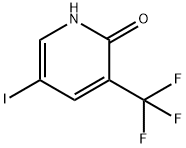 2-羟基-5-碘-3-三氟甲基吡啶 结构式