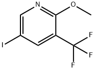 5-碘-2-甲氧基-3-(三氟甲基)吡啶 结构式