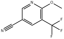 5-氰基-2-甲氧基-3-三氟甲基吡啶 结构式