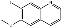 7-fluoro-6-methoxyquinoline 结构式
