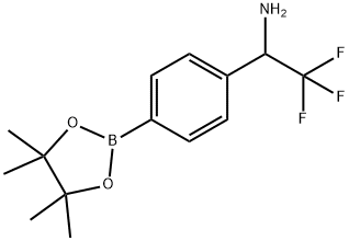 2,2,2-trifluoro-1-(4-(4,4,5,5-tetraMethyl-1,3,2-dioxaborolan-2-yl)phenyl)ethanol 结构式