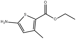 2-羧酸乙酯-3-甲基-6-氨基噻吩 结构式
