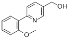 [6-(2-METHOXYPHENYL)PYRIDIN-3-YL]METHANOL 结构式