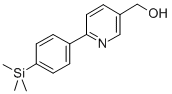 (6-[4-(TRIMETHYLSILYL)PHENYL]PYRIDIN-3-YL)METHANOL 结构式