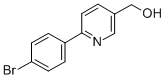 [6-(4-BROMOPHENYL)PYRIDIN-3-YL]METHANOL 结构式