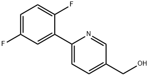 [6-(2,5-DIFLUOROPHENYL)PYRIDIN-3-YL]METHANOL 结构式