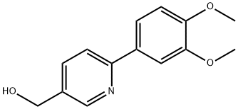 [6-(3,4-DIMETHOXYPHENYL)PYRIDIN-3-YL]METHANOL 结构式