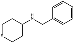 4-(苄氨基)四氢噻喃 结构式