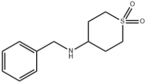 4-(benzylaMino)tetrahydro-2H-thiopyran 1,1-dioxide 结构式