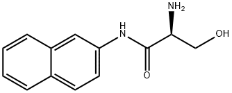 L-SERINE BETA-NAPHTHYLAMIDE 结构式