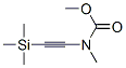 Carbamic  acid,  N-methyl-N-[2-(trimethylsilyl)ethynyl]-,  methyl  ester 结构式