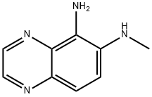 5,6-Quinoxalinediamine,  N6-methyl- 结构式