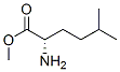 Norleucine,  5-methyl-,  methyl  ester 结构式