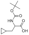 BOC-DL-环丙基丙氨酸 结构式