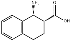 (1R,2R)-1-AMINO-1,2,3,4-TETRAHYDRONAPHTHALENE-2-CARBOXYLIC ACID 结构式