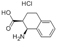 (1S,2S)-1-氨基-1,2,3,4-四氢萘-2-羧酸盐酸盐 结构式