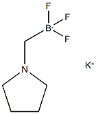 三氟[(吡咯烷-1-基)甲基]硼酸钾 结构式