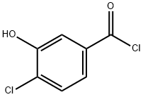 4-Chloro-3-hydroxybenzoyl chloride 结构式