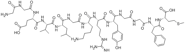 PEPTIDE F (22-34) (BOVINE, OVINE) 结构式