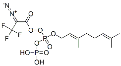 2-diazo-3-trifluoropropionyloxy geranyl pyrophosphate 结构式