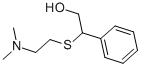 BETA-(2-DIMETHYLAMINOETHYLTHIO)-PHENETHYL ALCOHOL 结构式