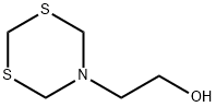 2-(1,3,5-Dithiazinan-5-yl)ethanol 结构式