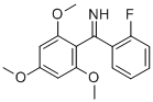 BENZENEMETHANIMINE, A-(2-FLUOROPHENYL)-2,4,6-TRIMETHOXY- 结构式