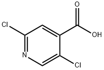 2,5-二氯异烟酸 结构式