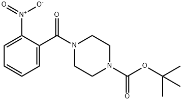TERT-BUTYL 4-(2-NITROBENZOYL)TETRAHYDRO-1(2H)-PYRAZINECARBOXYLATE 结构式