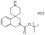 1H-螺[异喹啉-4,4'-哌啶]-2(3H)-甲酸叔丁酯盐酸盐 结构式