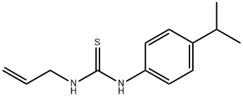 1-烯丙基-3-(4-异丙基苯基)硫脲 结构式
