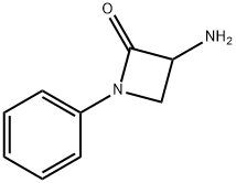2-Azetidinone,  3-amino-1-phenyl-  (9CI) 结构式