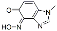 1H-Benzimidazole-4,5-dione,1-methyl-,4-oxime(9CI) 结构式