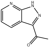 1-(1H-吡唑并[3,4-B]吡啶-3-基)乙酮 结构式