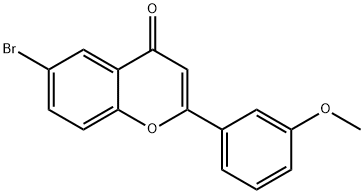 3'-METHOXY-6-METHYLFLAVONE 结构式