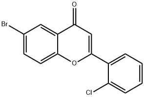 6-BROMO-2'-CHLOROFLAVONE 结构式