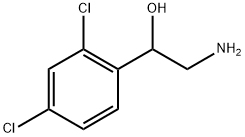 2-氨基-1-(2,4-二氯苯基)乙醇 结构式