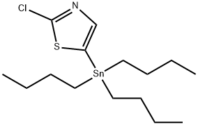 2-氯-5-(三正丁基锡)噻唑 结构式