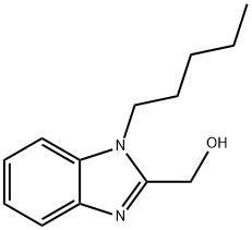 1H-Benzimidazole-2-methanol, 1-pentyl- 结构式