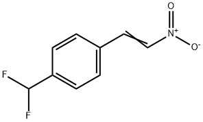 BENZENE, 1-(DIFLUOROMETHYL)-4-(2-NITROETHENYL)- 结构式