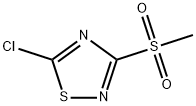 5-氯-3-甲基磺酰基-1,2,4-噻二唑 结构式