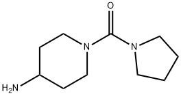 1-(吡咯烷-1-基羰基)哌啶-4-胺盐酸盐 结构式