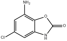 7-Amino-5-chloro-2(3H)-benzoxazolone 结构式