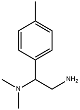 N~1~,N~1~-二甲基-1-(4-甲基苯)-1,2-乙二胺 结构式