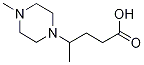 4-(4-methylpiperazin-1-yl)pentanoic acid(SALTDATA: 2HCl 1H2O) 结构式