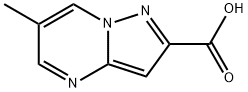 6-甲基-2-吡唑[1,5-A]嘧啶羧酸 结构式