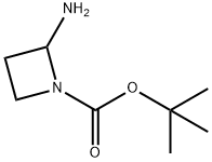 2-氨基氮杂环丁烷-1-羧酸叔丁酯 结构式